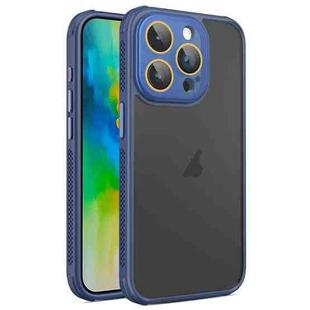 For iPhone 16 Pro Side Cooling Skin Feel Frosted Phone Case(Blue)