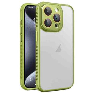 For iPhone 15 Pro Side Cooling Skin Feel Frosted Phone Case(Green)