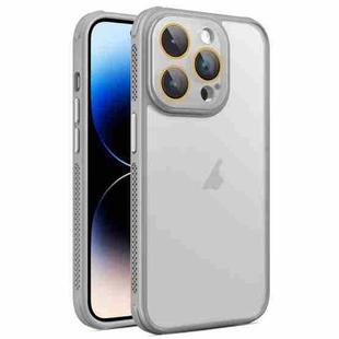 For iPhone 14 Pro Max Side Cooling Skin Feel Frosted Phone Case(Grey)