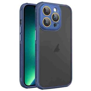 For iPhone 13 Pro Side Cooling Skin Feel Frosted Phone Case(Blue)