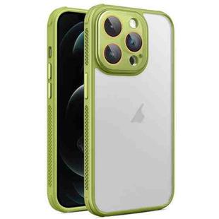 For iPhone 12 Pro Side Cooling Skin Feel Frosted Phone Case(Green)