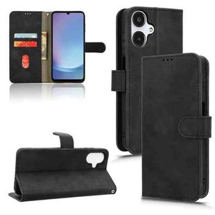 For Samsung Galaxy A25 5G SC-53F Skin Feel Magnetic Flip Leather Phone Case(Black)