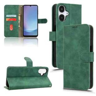 For Samsung Galaxy A25 5G SC-53F Skin Feel Magnetic Flip Leather Phone Case(Green)