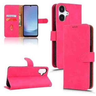 For Samsung Galaxy A25 5G SC-53F Skin Feel Magnetic Flip Leather Phone Case(Rose Red)