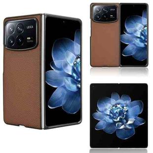 For Xiaomi Mix Fold 4 PU Leather PC Phone Case(Brown)