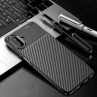 For Samsung Galaxy A07 4G Carbon Fiber Texture Shockproof TPU Phone Case(Black)