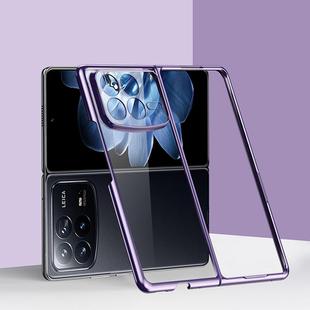 For Xiaomi Mix Fold 4 6D Electroplating PC Shockproof Phone Case(Purple)