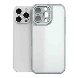 For iPhone 16 Pro Max Bodyguard Micro Matte PC Hybrid TPU Phone Case(Grey)