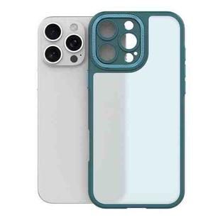 For iPhone 16 Pro Max Bodyguard Micro Matte PC Hybrid TPU Phone Case(Green)