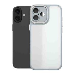 For iPhone 16 Plus Bodyguard Micro Matte PC Hybrid TPU Phone Case(Grey)