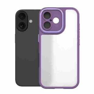 For iPhone 16 Bodyguard Micro Matte PC Hybrid TPU Phone Case(Purple)