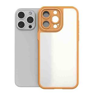 For iPhone 15 Pro Max Bodyguard Micro Matte PC Hybrid TPU Phone Case(Orange)