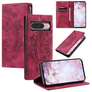 For Google Pixel 10 / 10 Pro Totem Embossed Magnetic Leather Phone Case(Red)