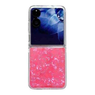 For Xiaomi Mix Flip 2 Pearlescent Shell Texture Phone Case(Red)