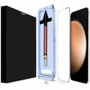 For Samsung Galaxy S23 FE 5G LK Easy Install HD Tempered Glass Film(Black)