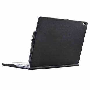 For Microsoft Surface Book 13.5 inch i5 Deformation All-inclusive Leather Laptop Case(Black)