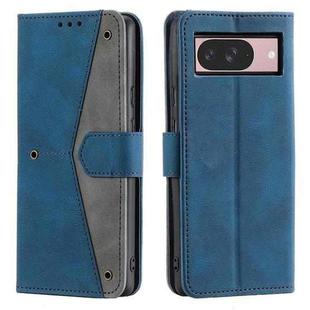 For Google Pixel 9 / 9 Pro Nail Skin Feel Stitching Calf Texture Leather Phone Case(Blue)