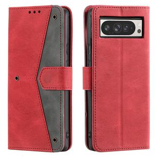 For Google Pixel 10 Pro XL Nail Skin Feel Stitching Calf Texture Leather Phone Case(Red)