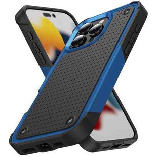 For iPhone 16 Pro Max PC + TPU Shockproof Protective Phone Case(Blue+Black)