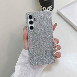 For Samsung Galaxy S24 FE 5G Glitter Powder Shockproof TPU Phone Case(Silver)