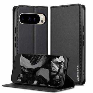 For Google Pixel 9 Pro / 9 LC.IMEEKE L1 Series Frosted Fine Texture PU Phone Case(Black)