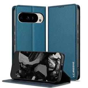 For Google Pixel 9 Pro / 9 LC.IMEEKE L1 Series Frosted Fine Texture PU Phone Case(Blue)