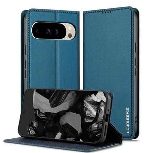 For Google Pixel 9 Pro XL LC.IMEEKE L1 Series Frosted Fine Texture PU Phone Case(Blue)