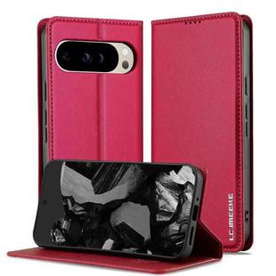 For Google Pixel 10 / 10 Pro LC.IMEEKE L1 Series Frosted Fine Texture PU Phone Case(Red)
