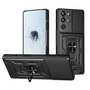 For ZTE nubia RedMagic 10 Pro Sliding Camera Cover Design TPU+PC Phone Case(Black)