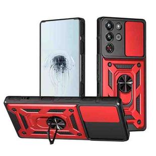 For ZTE nubia RedMagic 10 Pro Sliding Camera Cover Design TPU+PC Phone Case(Red)