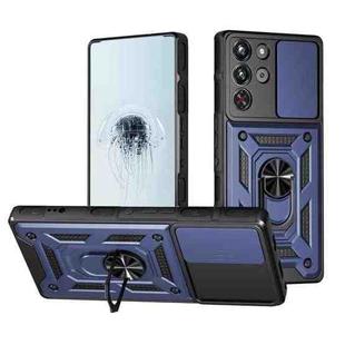 For ZTE nubia RedMagic 10 Pro Sliding Camera Cover Design TPU+PC Phone Case(Blue)