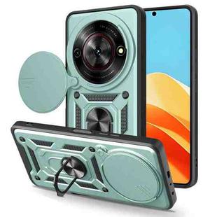 For ZTE nubia Focus / Blade A75 5G Sliding Camera Cover Design TPU+PC Phone Case(Green)