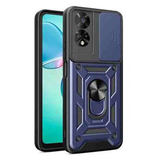 For TCL 50 SE Sliding Camera Cover Design TPU+PC Phone Case(Blue)