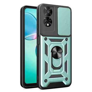 For TCL 50 SE Sliding Camera Cover Design TPU+PC Phone Case(Green)