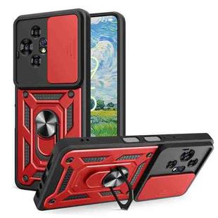 For TCL 50 NxtPaper / 50 Pro NxtPaper Sliding Camera Cover Design TPU+PC Phone Case(Red)