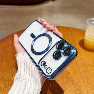 For iPhone 17 Pro Electroplating MagSafe Phone Case(Sierra Blue)