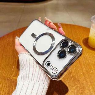 For iPhone 17 Pro Max Electroplating MagSafe Phone Case(Silver)