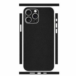 For iPhone 15 Pro All-inclusive PET Phone Decal Adhesive Sticker(Black)