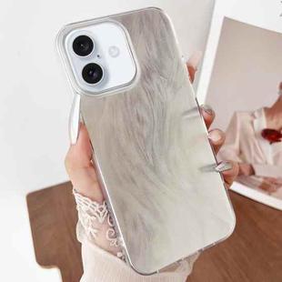 For iPhone 16 Plus Gradient Feather Acrylic IMD Full Coverage Phone Case(Feather B)