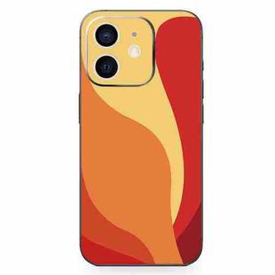 For iPhone 12 All-inclusive PET Phone Decal Adhesive Sticker(Orange Yellow)