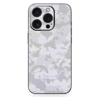 For iPhone 15 Pro All-inclusive PET Phone Decal Adhesive Sticker(Mosaic White)