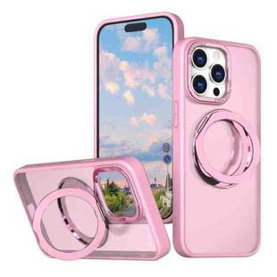 For iPhone 15 Pro Wing Series MagSafe Magnetic Ring Holder Phone Case(Pink)