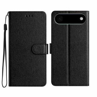 For iPhone 17 Air Silk Texture Horizontal Flip Leather Phone Case(Black)