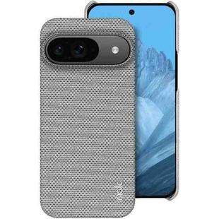 For Google Pixel 9 / 9 Pro imak Ruiyi Series Cloth Texture PU + PC Phone Case(Light Grey)