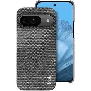 For Google Pixel 9 / 9 Pro imak Ruiyi Series Cloth Texture PU + PC Phone Case(Dark Grey)