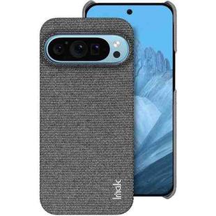 For Google Pixel 9 Pro XL imak Ruiyi Series Cloth Texture PU + PC Phone Case(Dark Grey)