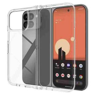 For Google Pixel 9 Pro Fold Scratchproof Acrylic TPU Phone Case(Transparent)