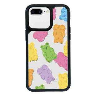 For iPhone 7 Plus / 8 Plus Exclusive Design Style PC Full Coverage Pattern Phone Case(Candy Bear C)