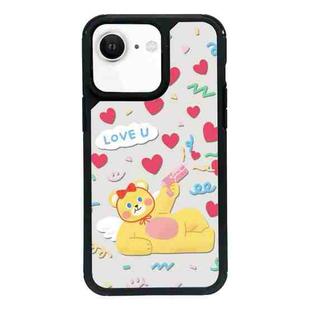 For iPhone 7 / 8 / SE 2020 2022 Exclusive Design Style PC Full Coverage Pattern Phone Case(Yellow Bear)