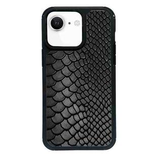 For iPhone 7 / 8 / SE 2020 2022 Exclusive Design Style PC Full Coverage Pattern Phone Case(Black Crocodile Texture)